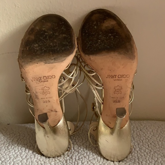Jimmy Choo London Heel. Size 39 1/2 9 or 9 1/2 - Picture 3 of 6
